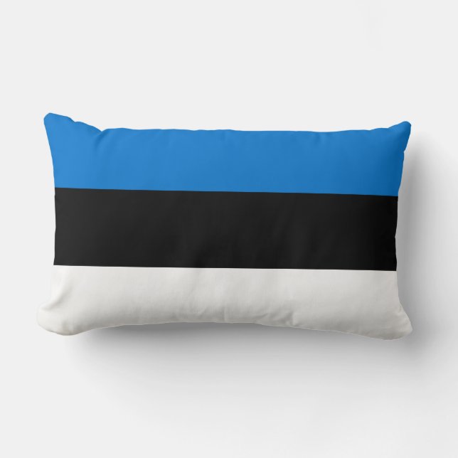 Estonian Flag Lumbar Cushion (Front)