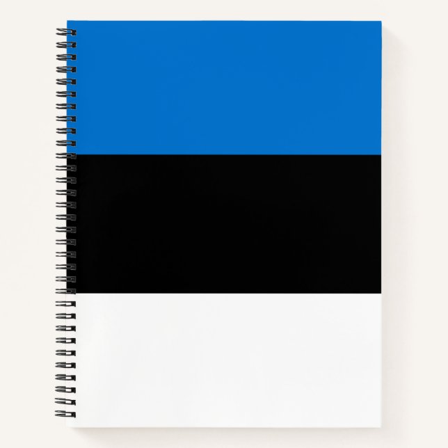 Estonian Flag Notebook (Front)