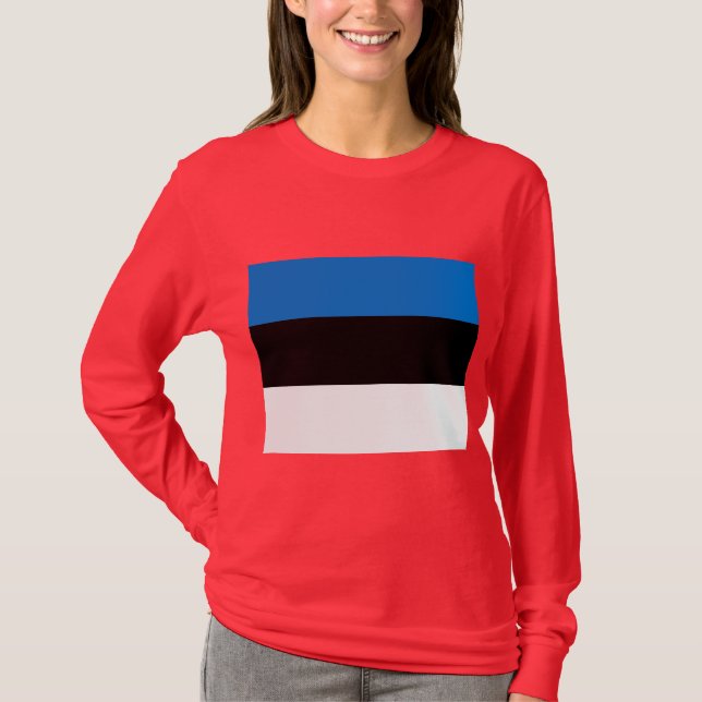 Estonian Flag T-Shirt (Front)