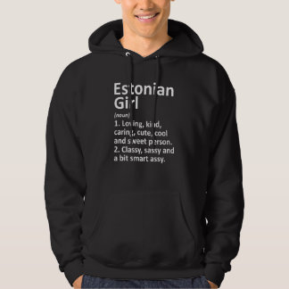 ESTONIAN GIRL ESTONIA Gift Funny Country Home Root Hoodie
