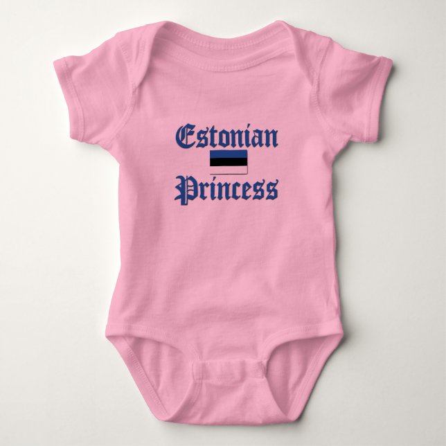 Estonian Princess Baby Bodysuit (Front)