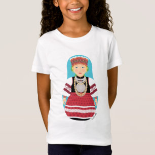 Estonian, Seto Matryoshka Girls' T-Shirt