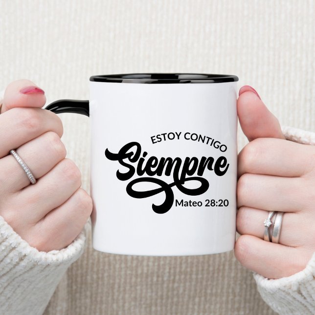 Estoy Contigo Siempre Spanish Christian Coffee Mug (Creator Uploaded)