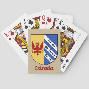 Estrada Heraldic Shield Playing Cards
