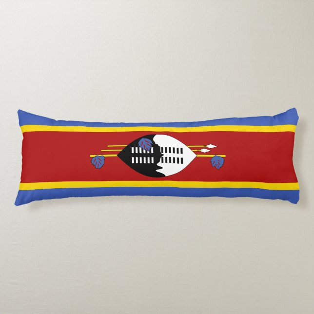 Eswatini Flag Body Cushion (Front)