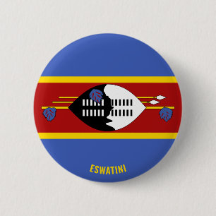 Eswatini Flag Charming Patriotic 6 Cm Round Badge