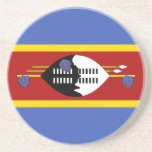 Eswatini Flag Coaster<br><div class="desc">Patriotic flag of Eswatini.</div>