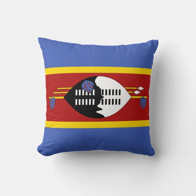 Eswatini Flag Cushion (Front)