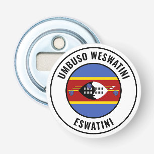 Eswatini Flag Gorgeous Patriotic Bottle Opener