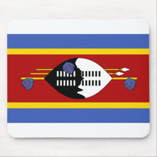 Eswatini Flag Mouse Pad