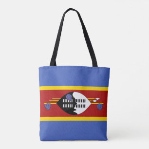 Eswatini Flag Tote Bag