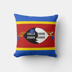 Eswatini Flag x Flag Pillow