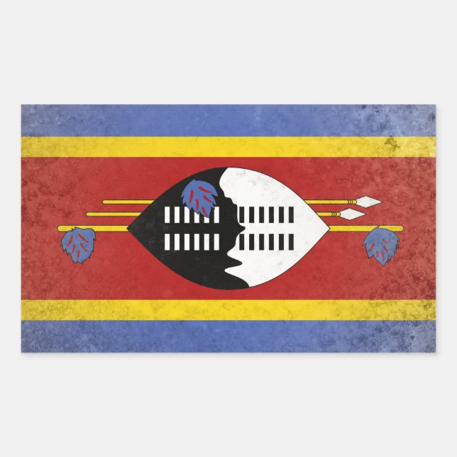 eSwatini Rectangular Sticker (Front)