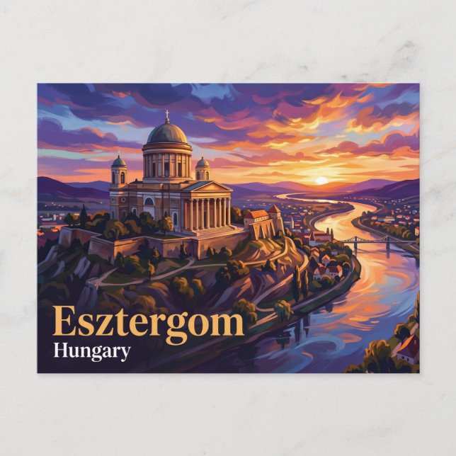 Esztergom Basilica Hungary Postcard (Front)