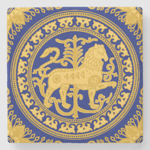 Esztergom Lion Stone Coaster