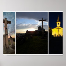 Esztergom Night Sky. Poster