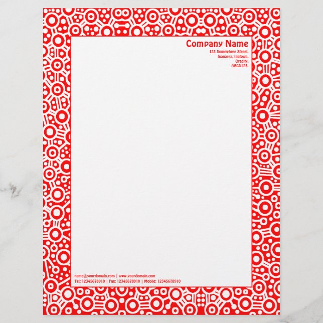 ET Circuity - Red Letterhead Template (Front)