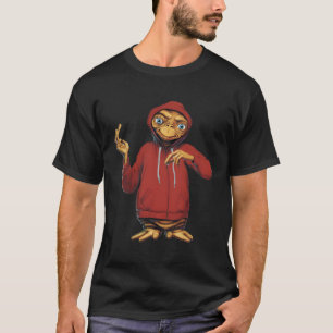 Et Hiding In A Portrait T-Shirt