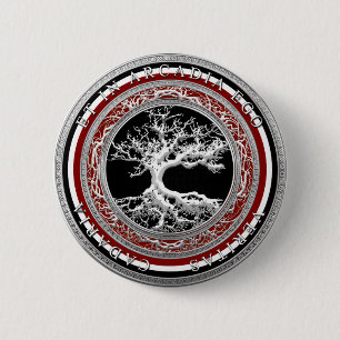 ET IN ARCADIA EGO 6 CM ROUND BADGE