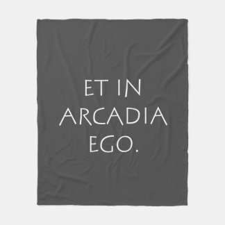 Et in Arcadia ego Fleece Blanket