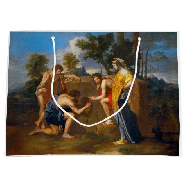 Et in Arcadia ego, Poussin Large Gift Bag (Front)