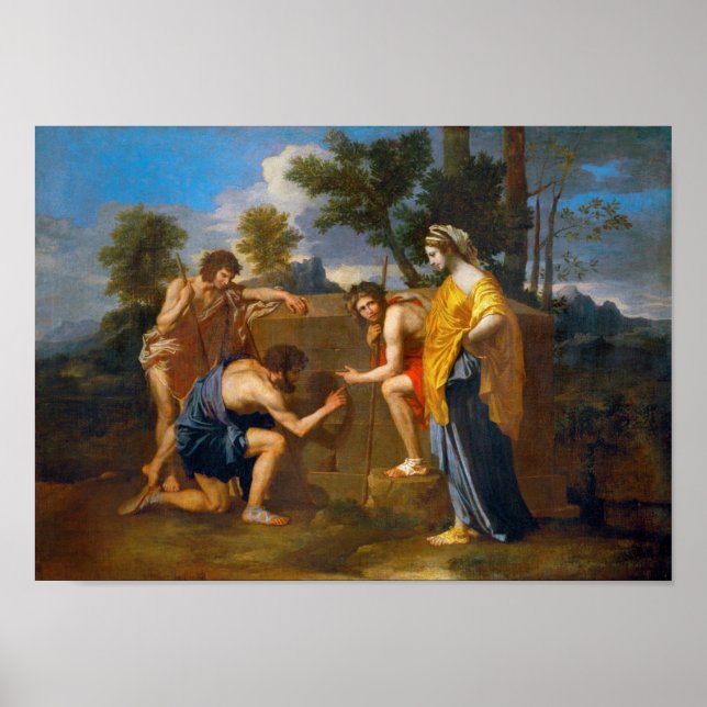 Et in Arcadia ego, Poussin Poster (Front)
