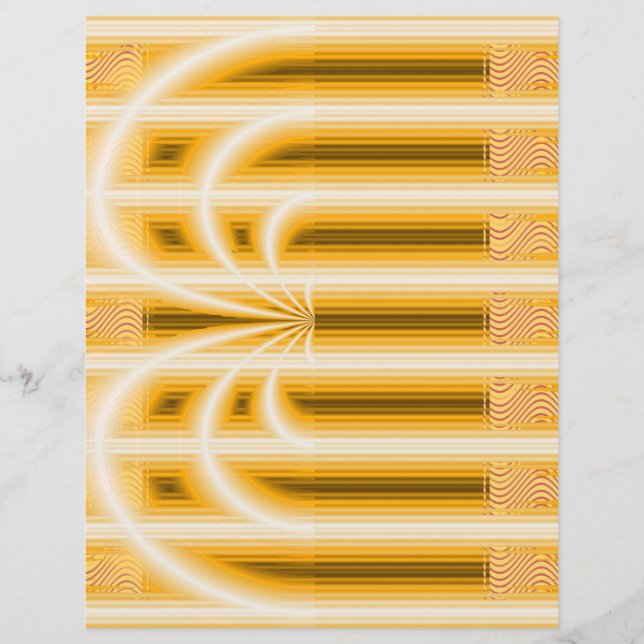 ET Retro Cathedral Scrapbook Paper 2-Sided Page (Front)