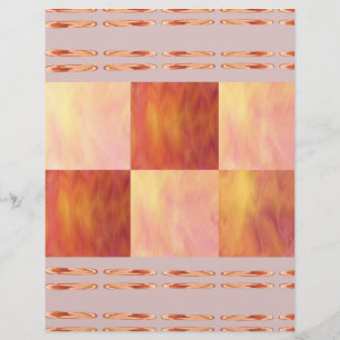 ET Sunset Tiles Scrapbook Paper 2-Sided Page