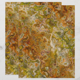 ET Swirly Marble Scrapbook Paper 2-Sided Page