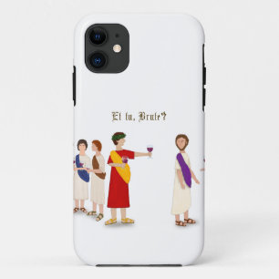 "Et Tu Brute?" Julius Caesar at a Party Case-Mate iPhone Case