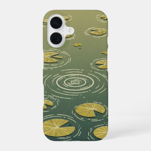 Étang Vintage avec Nénuphars iPhone 16 Case