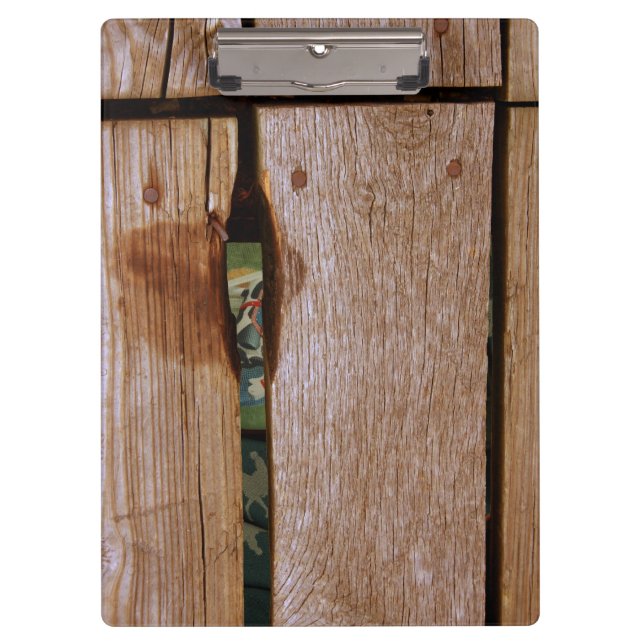 Etant Donné - Homage to Duchamp - Wood Clipboard (Front)