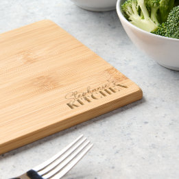 Etched Wooden Cutting Board