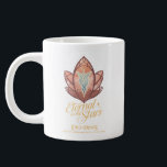 Eternal as the Stars Evenstar Graphic Large Coffee Mug<br><div class="desc">Celebrate the timeless romance between Arwen and Aragorn with this elegant Lord of the Rings™ Evenstar design. Featuring a beautifully stylized Evenstar motif with delicate, flowing linework and warm autumnal tones, the artwork represents love and hope. Below, the phrase “Eternal as the Stars” adds a poetic touch, capturing the everlasting...</div>