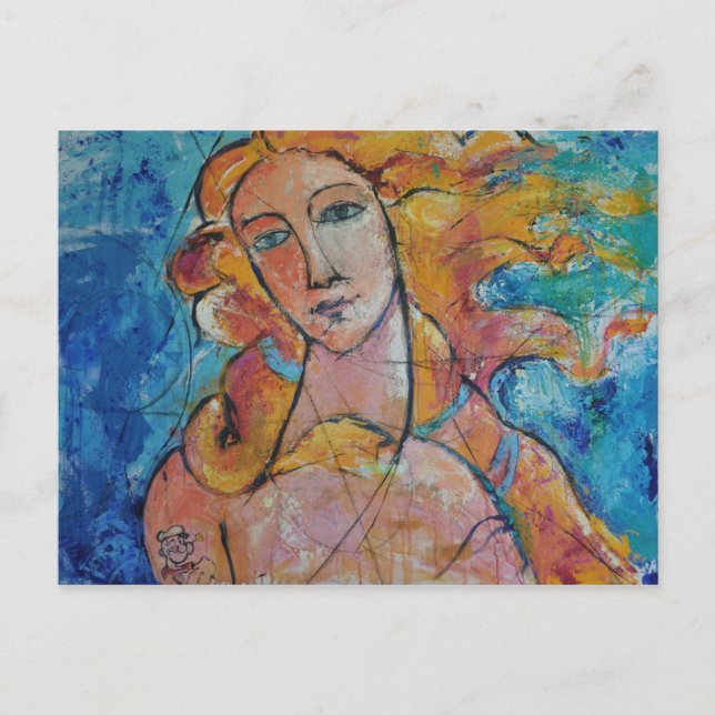 Eternal beauty horizontal post card (Front)