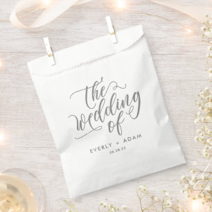 Eternal Bliss Editable Colour Wedding Favour Bag