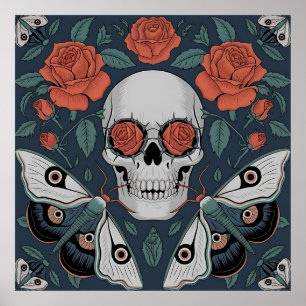 Eternal Bloom: A Dance of Life and Death Poster