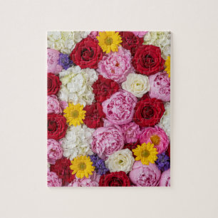 Eternal Bloom: A Premium Floral Tapestry Jigsaw Puzzle