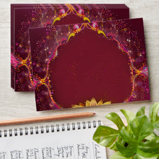 Eternal Blossoms: A Celebration of Love" Wedding Envelope