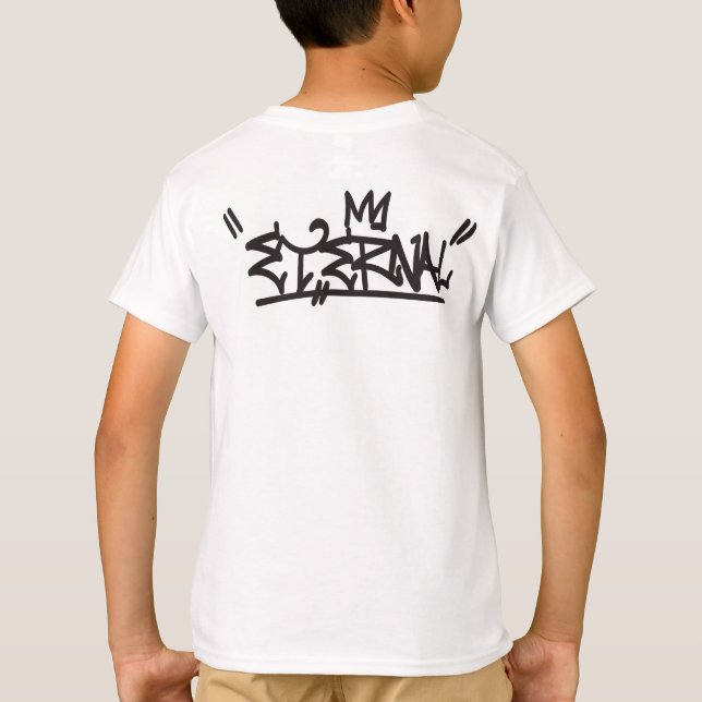 Eternal Blue+Pink Gradient Shirt Juniors (Back)