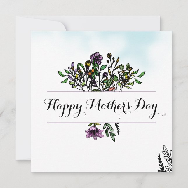 Eternal Bond: Mother's Day Greeting Card (Front)