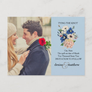 Eternal Collection in Omphalodes Blue Announcement Postcard