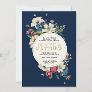 Eternal Collection in Polar Night Blue Invitation