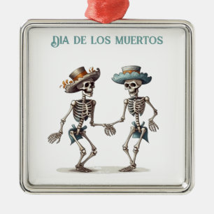 Eternal Dance Dia de los Muertos Calaveras Metal Tree Decoration