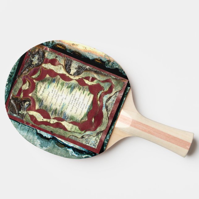 Eternal Desperation Ping Pong Paddle (Side)