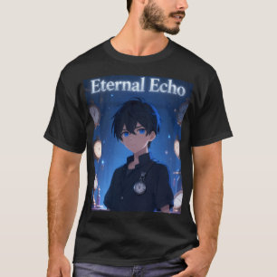 Eternal Echo Cool Anime Boy Aesthetic Apparel T-Shirt