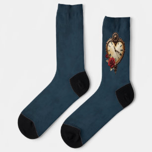 Eternal Elegance – Clockwork Heart Socks