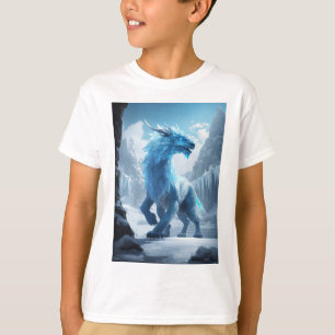 Eternal Ember Elegance: Dragon Print Delight" T-Shirt