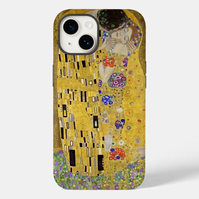 Eternal Embrace: Gustav Klimt's The Kiss Case-Mate iPhone Case (Back)