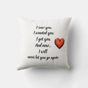 🌟💕 "Eternal Embrace" Love Quote Cushion 🌟💕